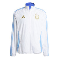 adidas Argentina Anthem Reversible Training Jacket 2024-2026 White Blue Light Blue Gold
