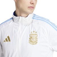 adidas Argentina Anthem Reversible Training Jacket 2024-2026 White Blue Light Blue Gold
