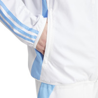 adidas Argentina Anthem Reversible Training Jacket 2024-2026 White Blue Light Blue Gold