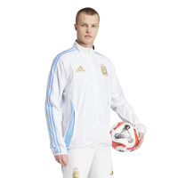 adidas Argentina Anthem Reversible Training Jacket 2024-2026 White Blue Light Blue Gold