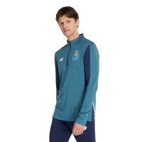 New Balance FC Porto Tracksuit 1/4-Zip 2024-2025 Blue Grey Dark Blue White