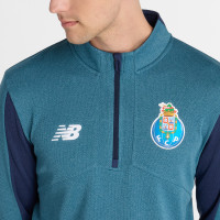 New Balance FC Porto Tracksuit 1/4-Zip 2024-2025 Blue Grey Dark Blue White