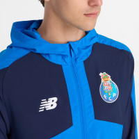 New Balance FC Porto Travel Tracksuit Hooded 2024-2025 Blue Dark Blue White