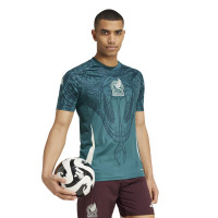 adidas Mexico Pre-Match Training Shirt 2024-2026 Green White