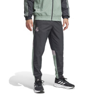 adidas Real Madrid Culturewear Woven Tracksuit Full-Zip 2024-2025 Dark Grey Green Purple