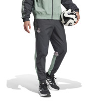 adidas Real Madrid Culturewear Woven Tracksuit Full-Zip 2024-2025 Dark Grey Green Purple