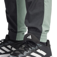 adidas Real Madrid Culturewear Woven Tracksuit Full-Zip 2024-2025 Dark Grey Green Purple