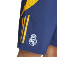 adidas Real Madrid Polo Summer Set 2024-2025 White Dark Blue Yellow