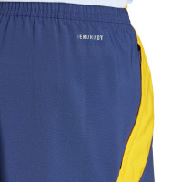 adidas Real Madrid Polo Summer Set 2024-2025 White Dark Blue Yellow