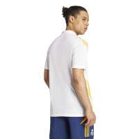adidas Real Madrid Polo Summer Set 2024-2025 White Dark Blue Yellow