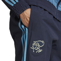adidas Ajax Culturewear Woven Full-Zip Tracksuit 2024-2026 Blue Light Blue Yellow