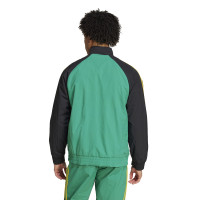 adidas Jamaica Culturewear Trainingspak Woven Full-Zip 2024-2026 Groen Geel Zwart