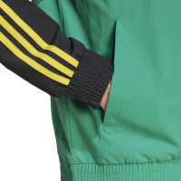 adidas Jamaica Culturewear Trainingspak Woven Full-Zip 2024-2026 Groen Geel Zwart