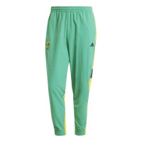 adidas Jamaica Culturewear Trainingspak Woven Full-Zip 2024-2026 Groen Geel Zwart