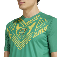 adidas Jamaica Pre-Match Training Shirt 2024-2026 Dark Green