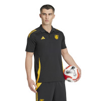 adidas Jamaica Polo Zomerset 2024-2026 Zwart Geel