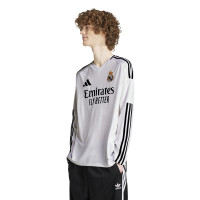 adidas Real Madrid Long Sleeve Home Jersey 2024-2025