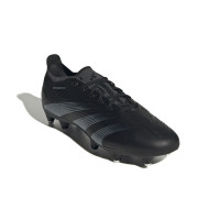 adidas Predator League Iron Nop Football Shoes (SG) Black Grey