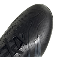 adidas Predator League Iron Nop Football Shoes (SG) Black Grey
