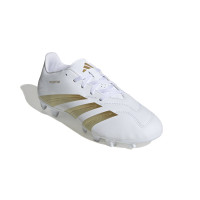 adidas Predator Club Grass/Artificial Grass Football Boots (MG) White Gold
