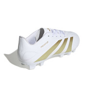 adidas Predator Club Grass/Artificial Grass Football Boots (MG) White Gold