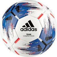 adidas Team Competition Voetbal 4 White Blue Black Solar