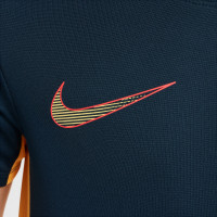 Nike Kylian Mbappé Academy Training Shirt Kids Dark Blue Orange