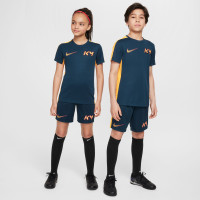 Nike Kylian Mbappé Academy Training Shirt Kids Dark Blue Orange