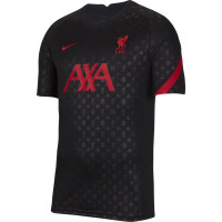 Nike Liverpool Breathe Strike Pre Match Trainingsshirt 2020-2021 Zwart Rood