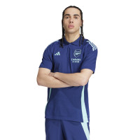adidas Arsenal Polo 2024-2025 Donkerblauw Lichtblauw