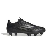 adidas F50 League Iron Nop Football Shoes (SG) Black Grey Gold