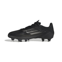 adidas F50 League Iron Nop Football Shoes (SG) Black Grey Gold