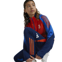 adidas Juventus Training pants 2024-2025 Kids Dark Blue Orange