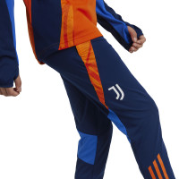 adidas Juventus Training pants 2024-2025 Kids Dark Blue Orange