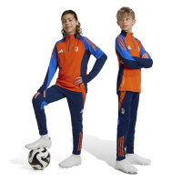 adidas Juventus Training pants 2024-2025 Kids Dark Blue Orange