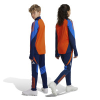 adidas Juventus Training pants 2024-2025 Kids Dark Blue Orange