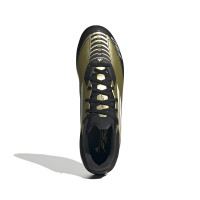 adidas F50 Messi League Gras / Kunstgras Voetbalschoenen (MG) Goud Zwart Wit