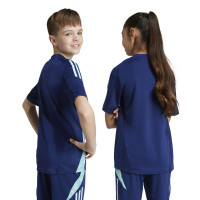 adidas Arsenal Training Shirt 2024-2025 Kids Dark Blue Light Blue