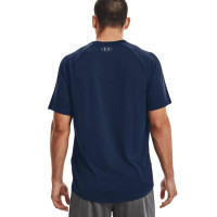 Under Armour Tech 2.0 Trainingsshirt Donkerblauw Grijs