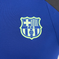 Nike FC Barcelona Strike Training sweater 1/4-Zip 2024-2025 Blue Light Green