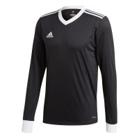 adidas TABELA 18 Voetbalshirt Lange Mouwen Zwart Wit