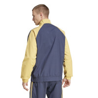 adidas Juventus Culturewear Woven Training Jacket 2024-2025 Yellow Dark Blue