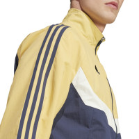 adidas Juventus Culturewear Woven Training Jacket 2024-2025 Yellow Dark Blue