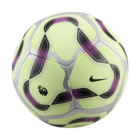 Nike Premier League Pitch Voetbal Maat 5 2024-2025 Neongeel Zilver Zwart