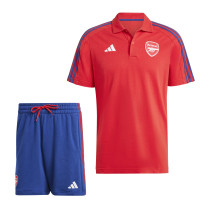 adidas Arsenal DNA Polo Zomerset 2024-2024 Rood Donkerblauw Wit