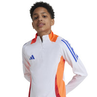 adidas Tiro 24 Training sweater 1/4-Zip Kids White Blue Red Orange