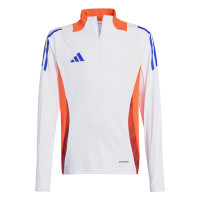 adidas Tiro 24 Training sweater 1/4-Zip Kids White Blue Red Orange