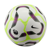 Nike Premier League Skills Mini Voetbal Maat 1 2024-2025 Wit Neongeel Zwart