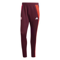 adidas AS Roma Trainingspak Full-Zip 2024-2025 Wit Bordeauxrood Oranje