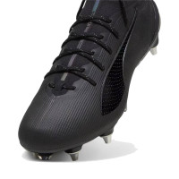 PUMA Ultra 5 Ultimate Iron Nop Football Boots (SG) Black White